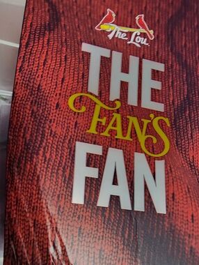 New In Box Cardinals The Fan's Fan Red Graphic Neck Fan